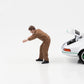 1:24 Mechanic Le Mans Classic 50's Figure V cleans brown American Diorama Figures
