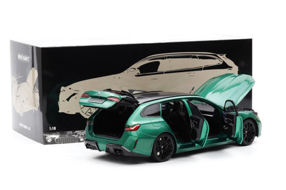 1:18 Minichamps BMW M5 Touring 2024 (G90) 2024 green metallic full opening
