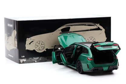 1:18 Minichamps BMW M5 Touring 2024 (G90) 2024 green metallic full opening