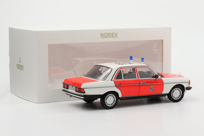 1:18 Norev Mercedes-Benz 200 W123 Limousine Notarzt Ambulance 1984 183834