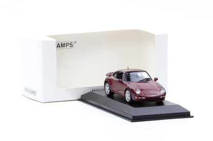 1:43 Porsche 911 993 1995 Turbo Arena rot metallic Minichamps limited
