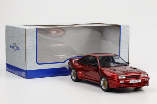 1:18 Opel Manta B Mattig rot metallic Manta 1991 MCG diecast