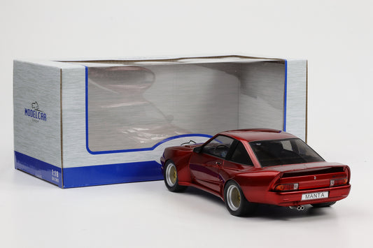 1:18 Opel Manta B Mattig rot metallic Manta 1991 MCG diecast
