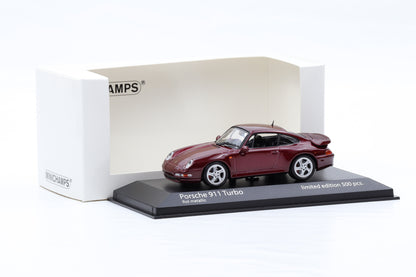 1:43 Porsche 911 993 1995 Turbo Arena rot metallic Minichamps limited
