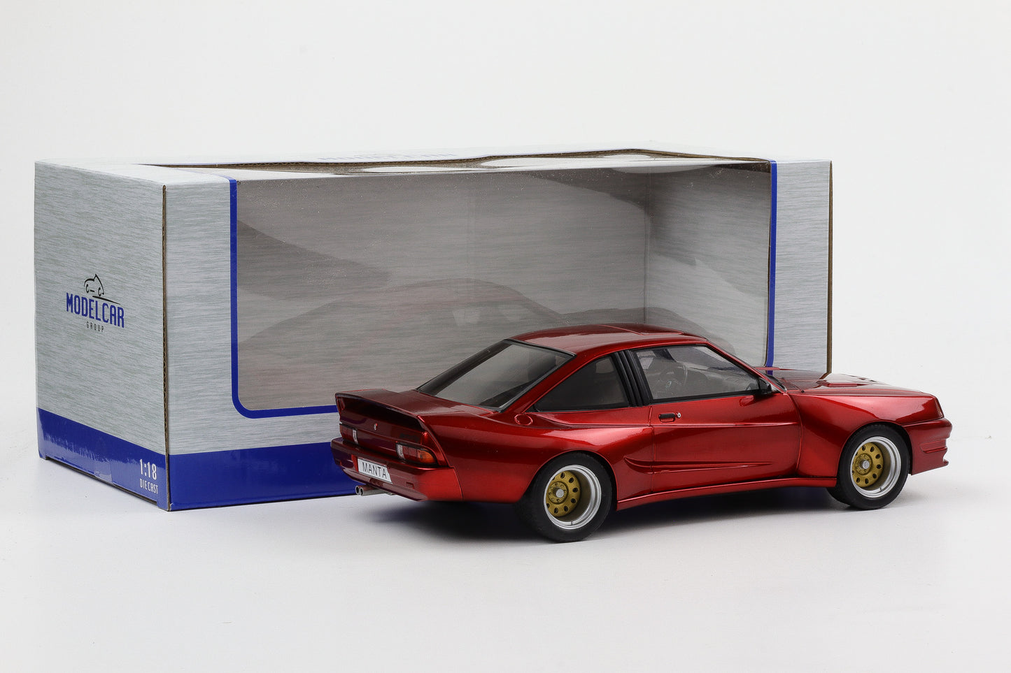 1:18 Opel Manta B Mattig rot metallic Manta 1991 MCG diecast