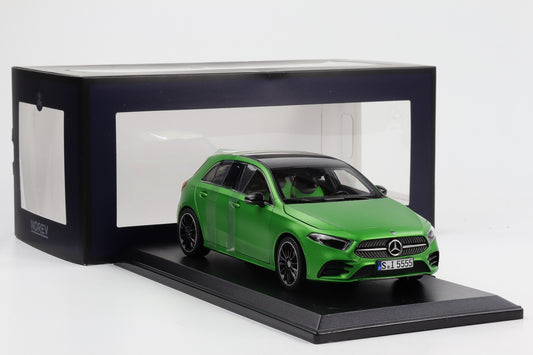 1:18 Mercedes-Benz W177 A-Class 2018 green metallic full opening limited 200 pcs