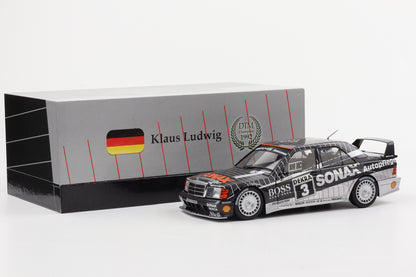 1:18 Werk83 Mercedes-Benz 190E 2.5-16 Evo II #3 DTM Champion 1992 Ludwig Sonax