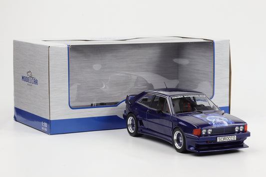 1:18 VW Volkswagen Scirocco Rieger GTO Tuning 1980 blau metallic MCG Diecast