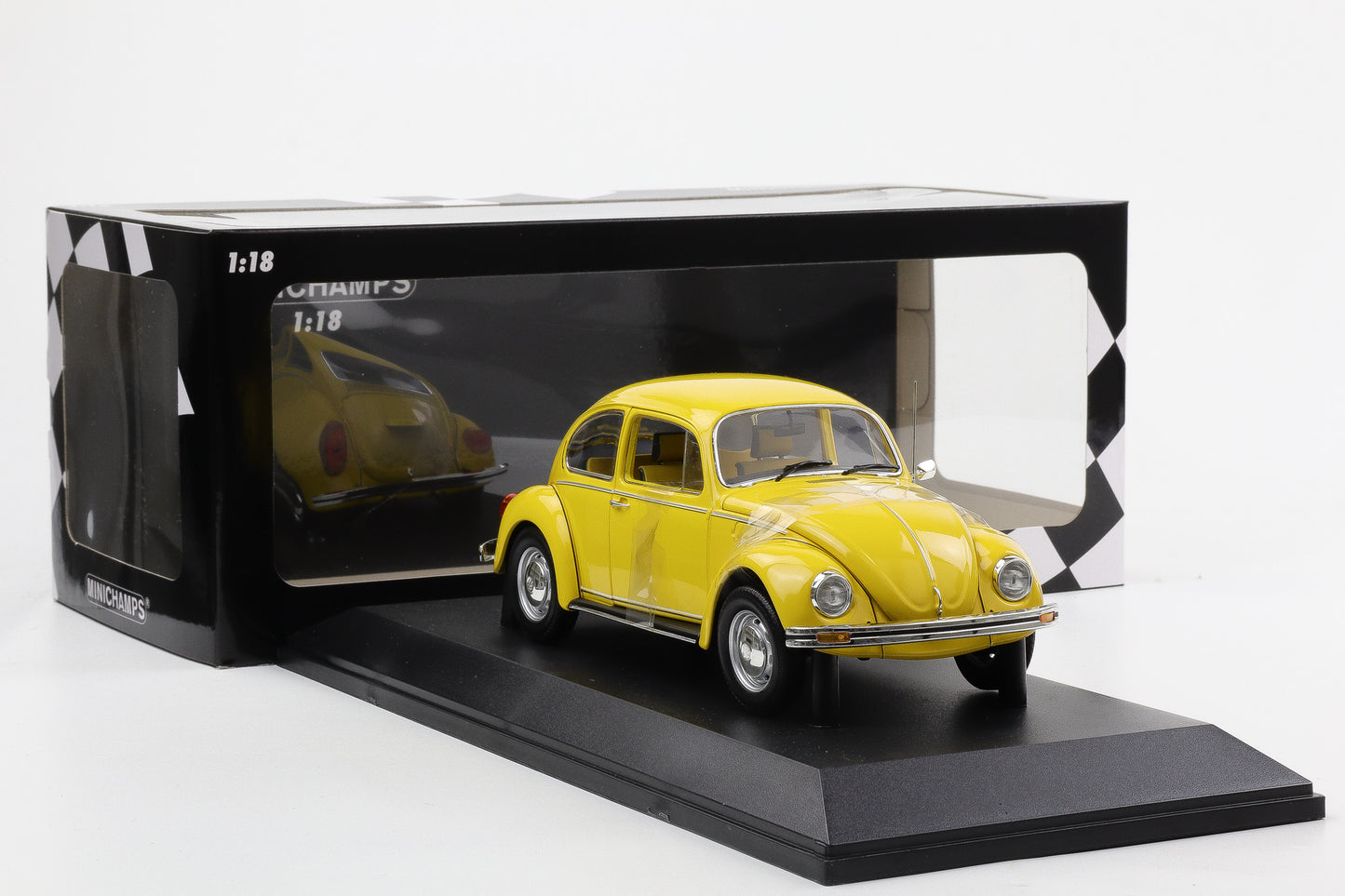 1:18 Minichamps VW Volkswagen VW Käfer 1200 1983 gelb 150 057106 OVP NEU