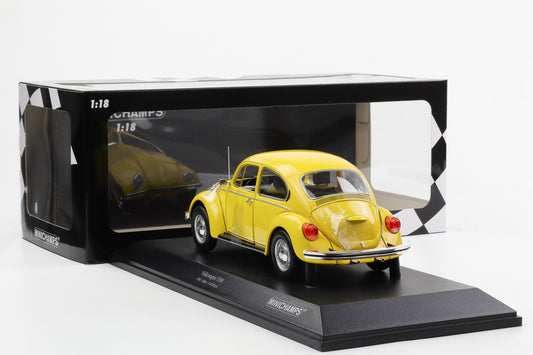 1:18 Minichamps VW Volkswagen VW Käfer 1200 1983 gelb 150 057106 OVP NEU