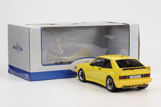 1:18 VW Volkswagen Scirocco Rieger GTO Tuning 1980 gelb MCG Diecast