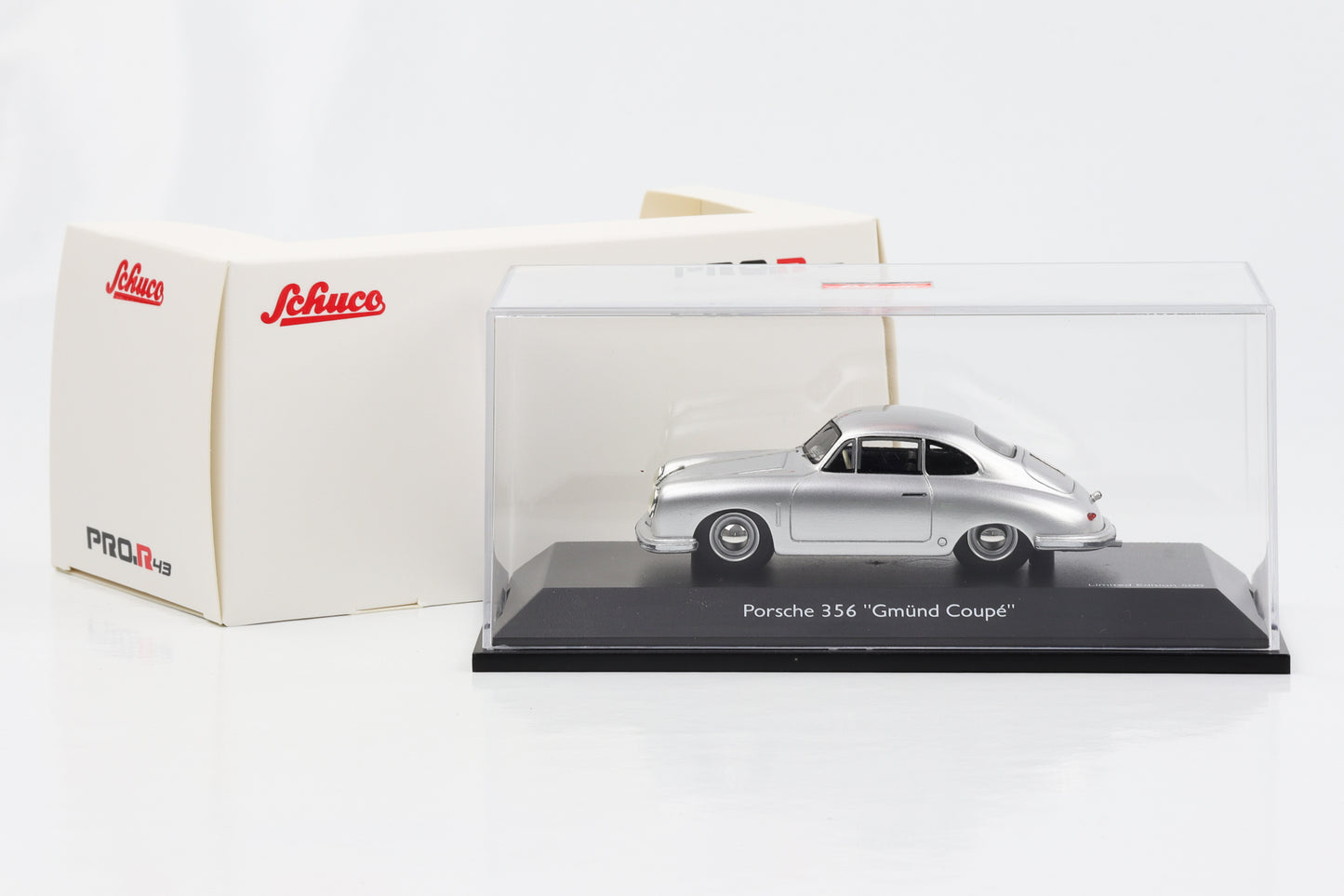 1:43 Porsche 356 Gmünd Coupe 1948 silber Schuco PRO.R43 resin