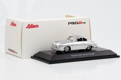 1:43 Porsche 356 Gmünd Coupé 1948 argent Schuco PRO.R43 résine