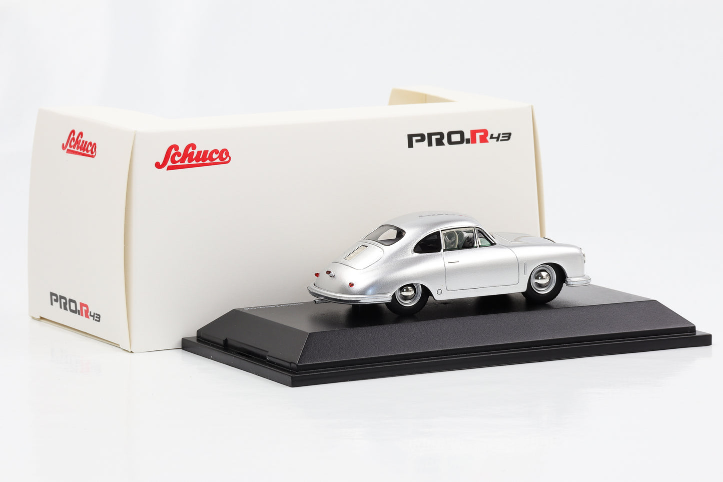 1:43 Porsche 356 Gmünd Coupé 1948 argent Schuco PRO.R43 résine
