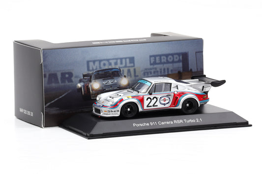 1:43 Spark Porsche 911 Carrera RSR Turbo 2.1 n° 22 2. 24h le Mans 1974 Martini Racing