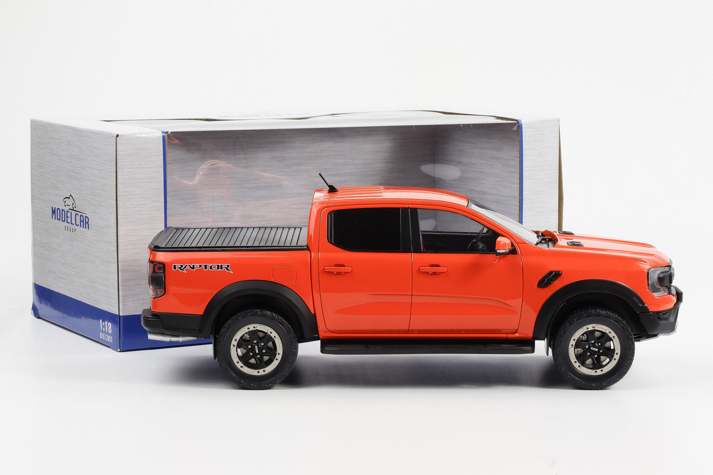 1:18 Ford Raptor Pick-Up Offroad-Pickup 2022 orange diecast MCG