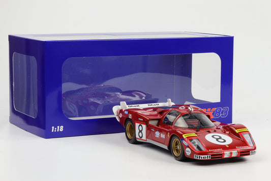1:18 Ferrari 512S #8 Long Tail 24h LeMans 1970 Merzario Regazzoni WERK83 resin