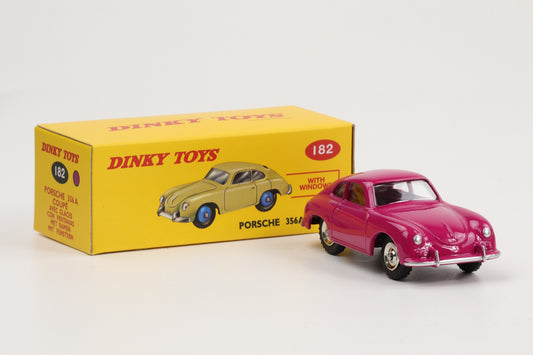 1:43 Dinky Toys Porsche 356A Coupe 1958 magenta rot purple 182 Norev