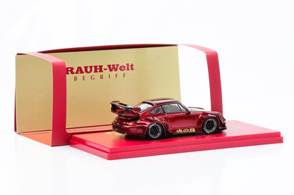 1:43 Porsche 911 RWB 933 Phoenix (火の鳥) RAUH-Welt bordeaux red Tarmac