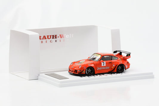 1:43 Porsche 911 RWB 933 #7 Jägermeister RAUH-Welt naranja Tarmac