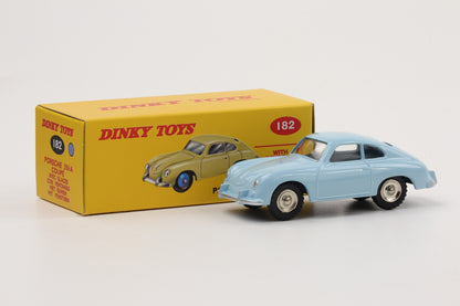 1:43 Dinky Toys Porsche 356A Coupe 1958 blau mit Fenster Norev 182