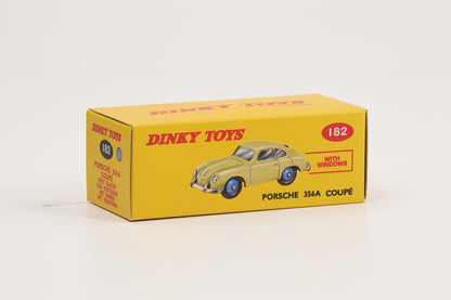 1:43 Dinky Toys Porsche 356A Coupe 1958 blau mit Fenster Norev 182