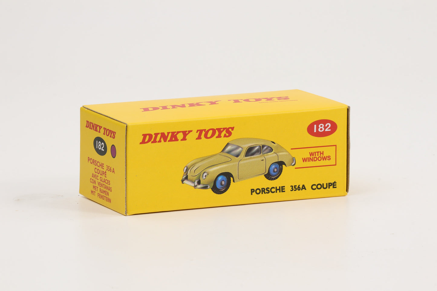 1:43 Dinky Toys Porsche 356A Coupe 1958 magenta rot purple 182 Norev