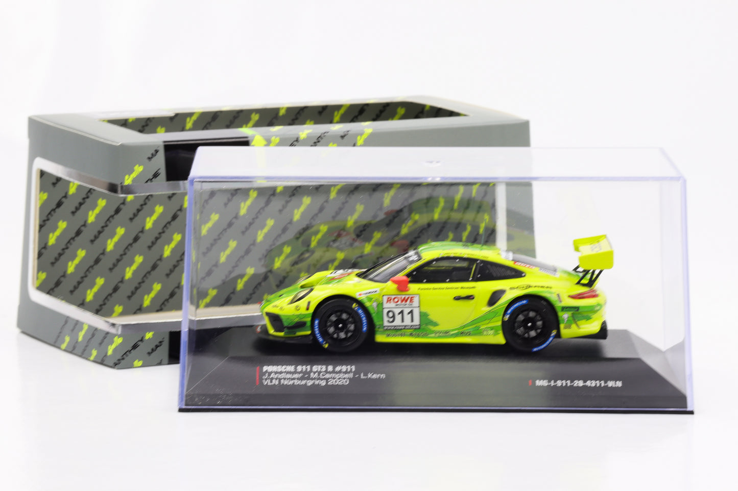 1:43 Porsche 911 991 II GT3 R #911 VLN Nürburgring 2020 Manthey Grello Racing IXO