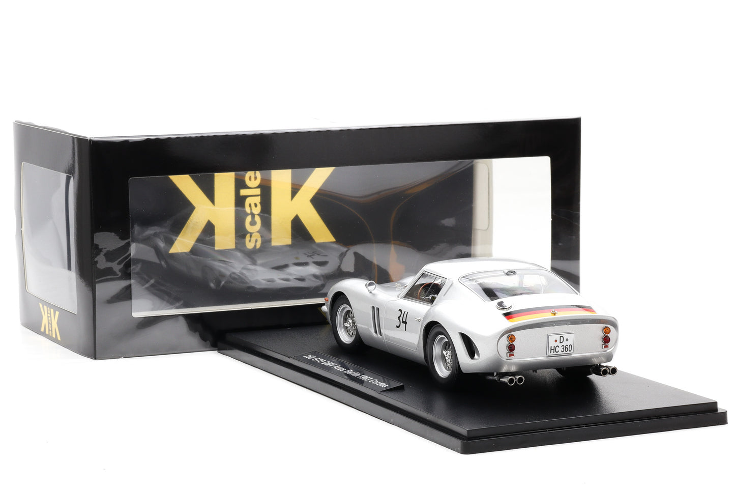 1:18 Ferrari 250 GTO #34 DMV-Avus Berlin 1963 H. Cordes KK Scale diecast