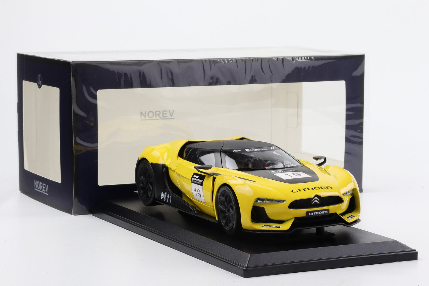 1:18 Norev GT by Citroen Concept Car 2008 yellow black Gran Turismo Limited