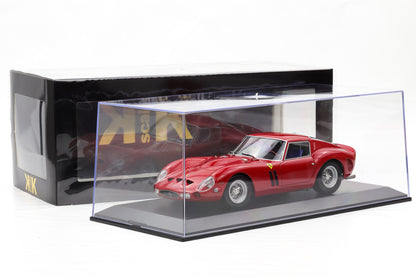1:18 Ferrari 250 GTO 1962 Gran Turismo Omologato rot KK-Scale + Vitrine