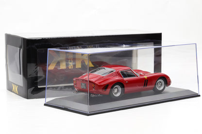 1:18 Ferrari 250 GTO 1962 Gran Turismo Omologato rot KK-Scale + Vitrine