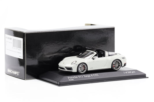 1:43 Porsche 911 992 Targa 4 GTS 2021 gris tiza Minichamps