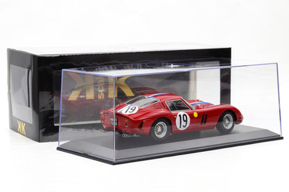 1:18 Ferrari 250 GTO #19 2nd 24h LeMans 1962 Guichet, Noblet KK Scale + Vitrine