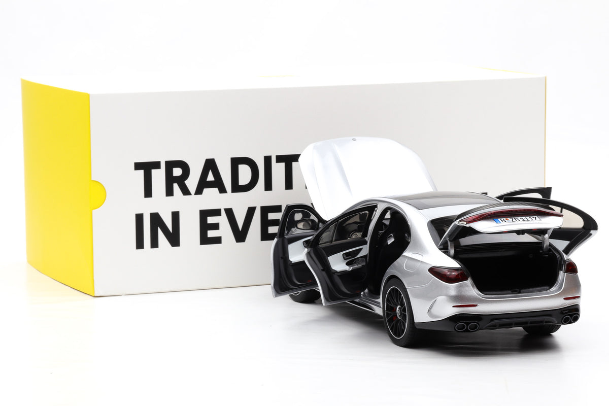 1:18 NZG Mercedes-Benz AMG E 53 Hybrid 4Matic+ (W214) 2024 hightechsilber