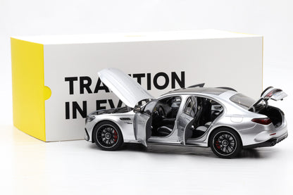 1:18 NZG Mercedes-Benz AMG E 53 Hybrid 4Matic+ (W214) 2024 hightechsilber