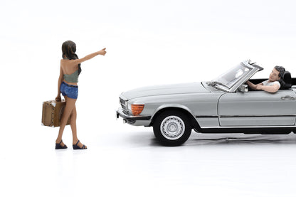1:18 American Diorama Figur Anhalter Fahrer Hitchhiker Set Figuren 23896G