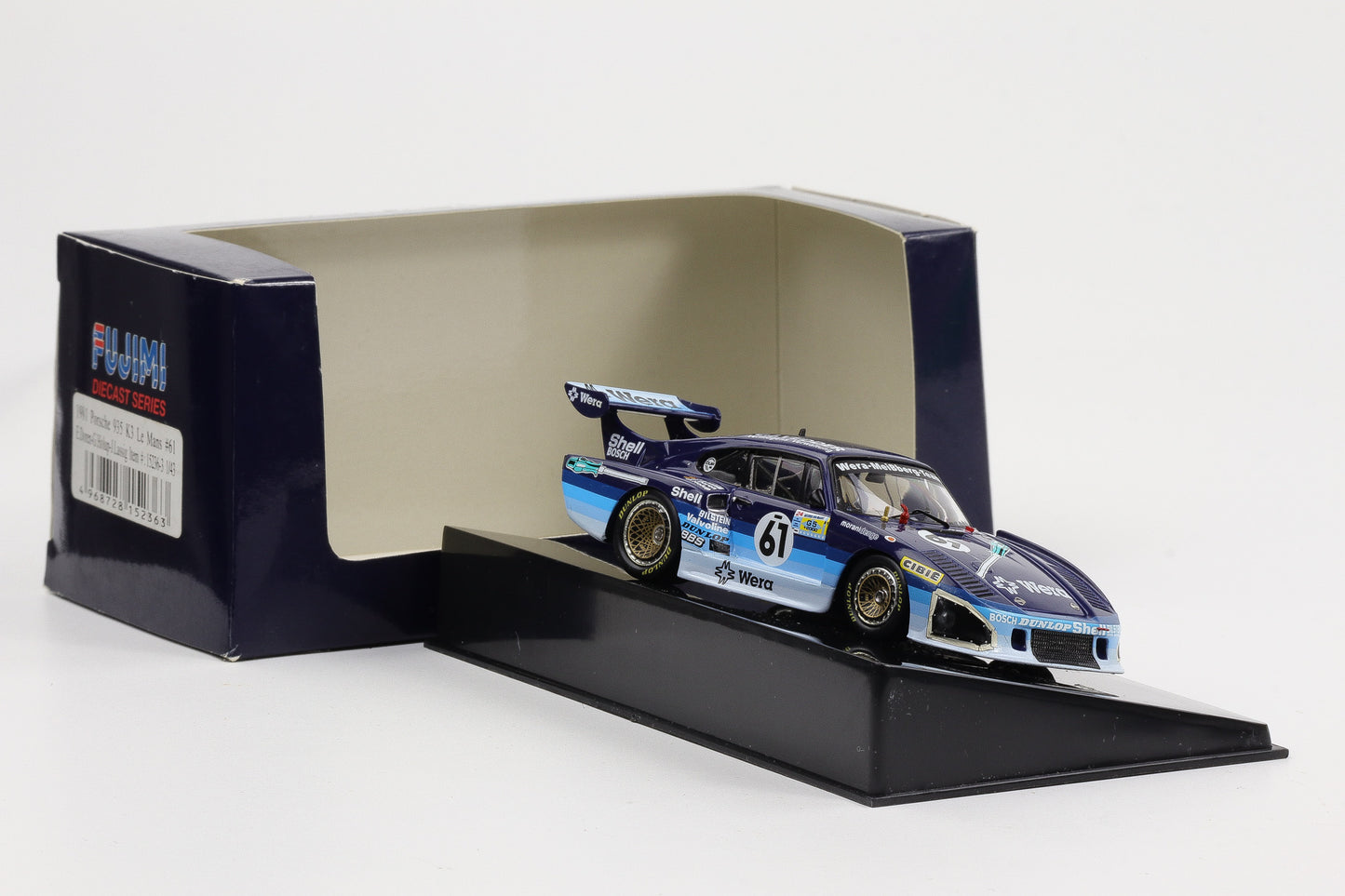 1:43 Fujimi Porsche 935 K3 #61 Le Mans 1981 Doren Holup Lassig Diecast