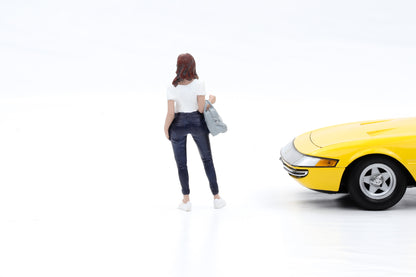 1:18 American Diorama Car Ladies Night Elle Figuren AD-38193