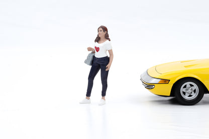 1:18 American Diorama Car Ladies Night Elle Figuren AD-38193