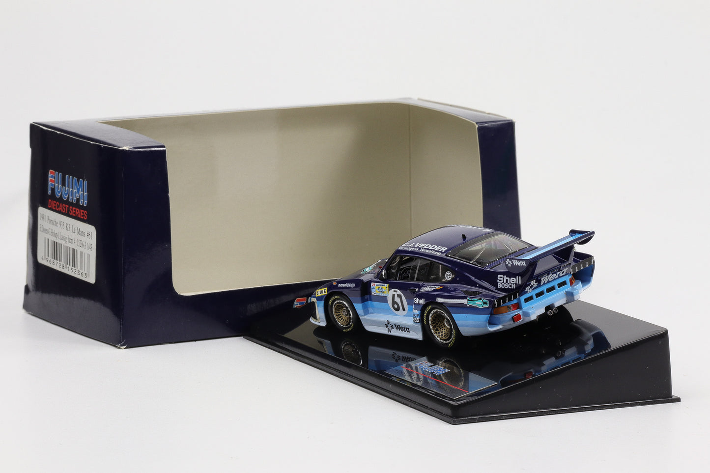 1:43 Fujimi Porsche 935 K3 #61 Le Mans 1981 Doren Holup Lassig Diecast