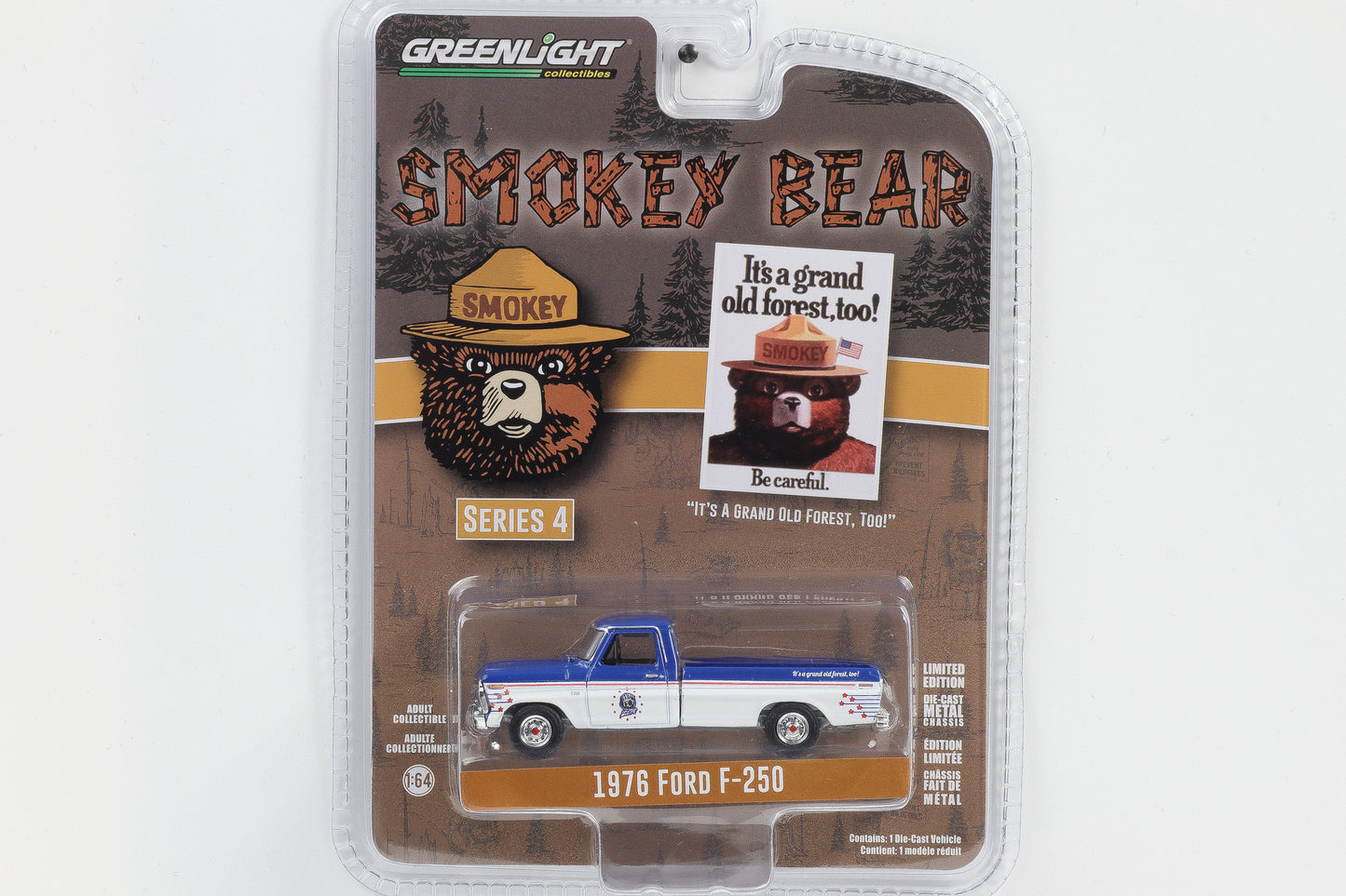 1:64 Greenlight 1976 Ford F-250 Smokey Bear