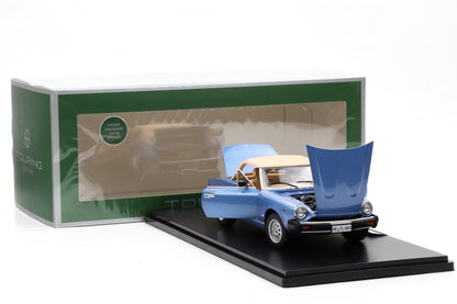 1:18 (Fiat 124 Spider) Pininfarina Spidereuropa 1982 azzuro metallic Touring Modelcars