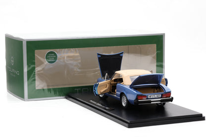 1:18 (Fiat 124 Spider) Pininfarina Spidereuropa 1982 azzuro metallic Touring Modelcars
