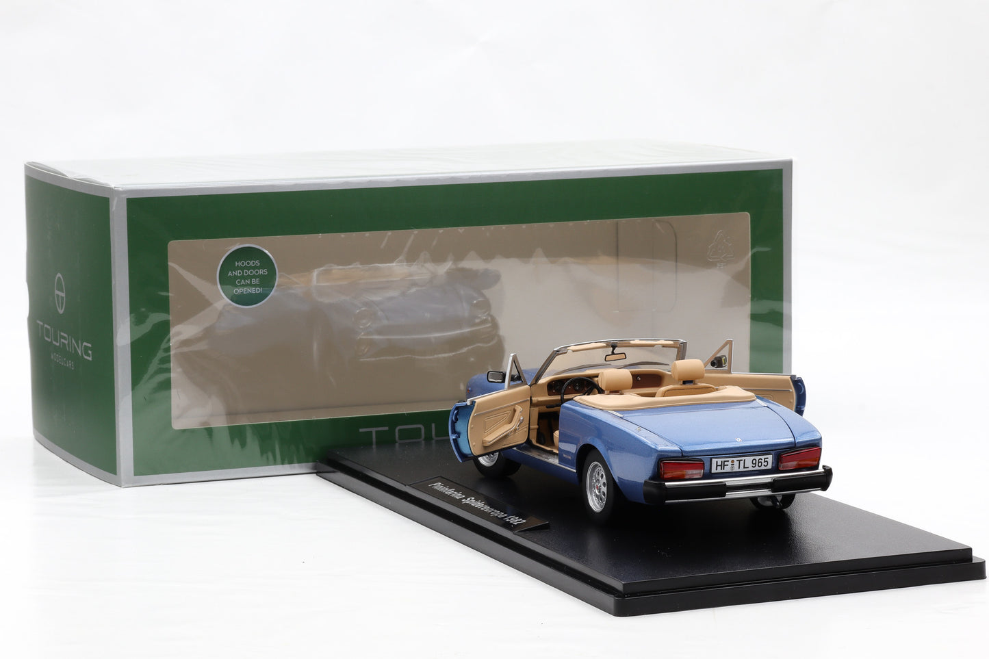 1:18 (Fiat 124 Spider) Pininfarina Spidereuropa 1982 azzuro metallic Touring Modelcars