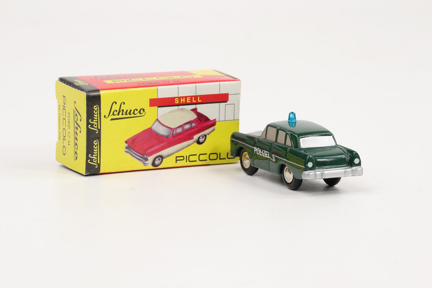 1:90 Schuco Piccolo Ford 17 M Polizei grün Art.Nr. 01411