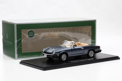 1:18 (Fiat 124 Spider) Pininfarina Spidereuropa 1982 blu medio metallic Touring Modelcars