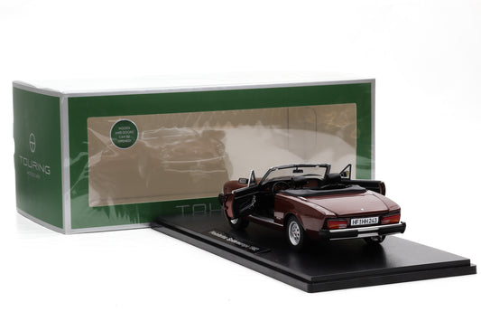 1:18 ( Fiat 124 Spider) Pininfarina Spidereuropa 1982 marrone amaryllis Touring Modelcars