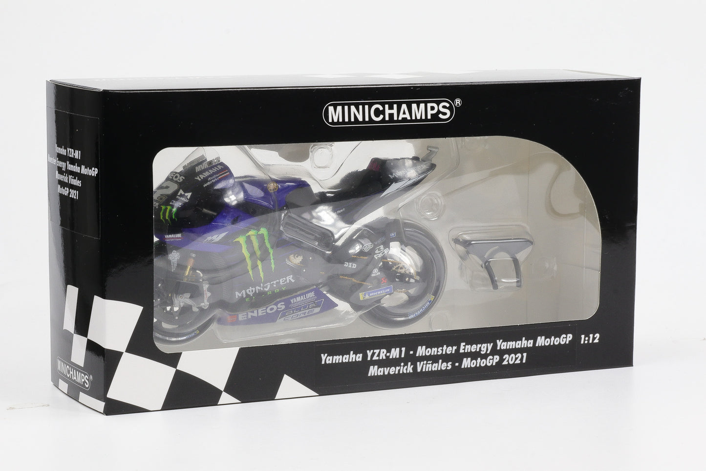 1:12 Yamaha YZR-M1 Monster Maverick Vinales MotoGP 2021 Minichamps