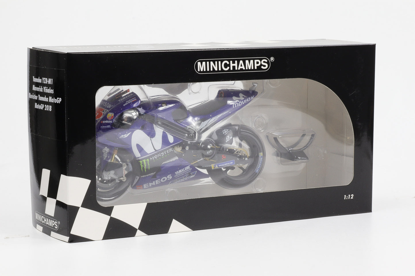 1:12 Yamaha YZR-M1 Moviestar Maverick Vinales MotoGP 2018 Minichamps